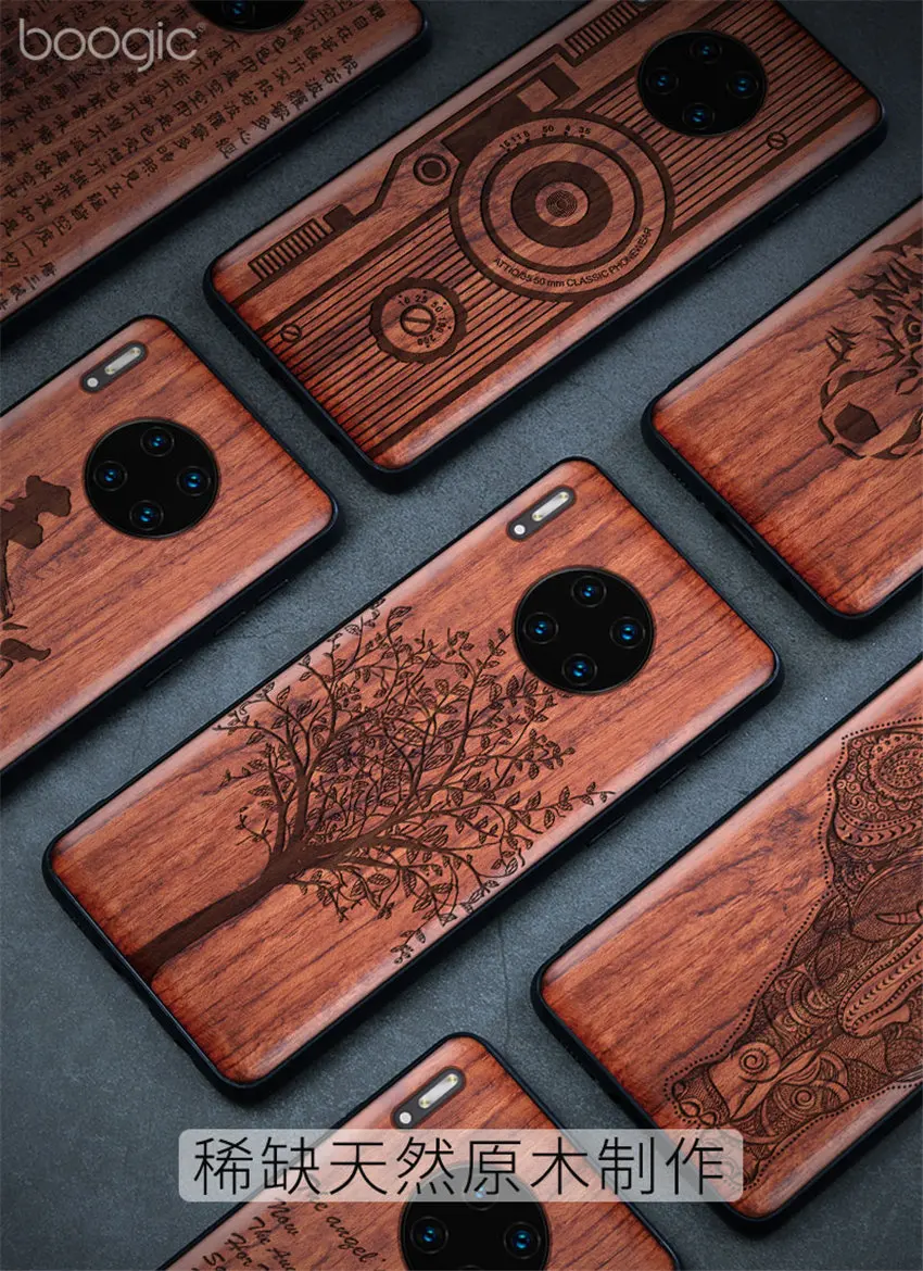 Для huawei mate 30 Pro Чехол тонкий деревянный задняя крышка ТПУ чехол на бампер на huawei mate 30 mate 30 чехол для телефона