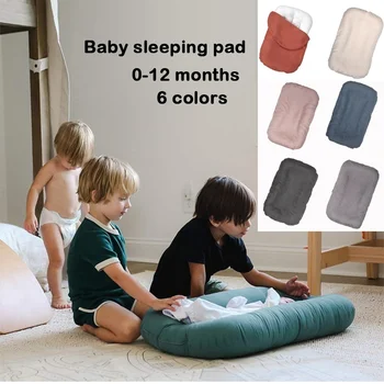 

6 Colors Baby Bed Crib Newborn Baby Nest Cot Cribs Infant Newborn Portable Crib Travel Cradle Cushion Baby Bassinet