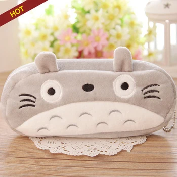 

Cute School Students Bag Kawaii Kids Plush Pen Bag Box Cartoon Cat Animals Stationery Bag For Children Girls Boys