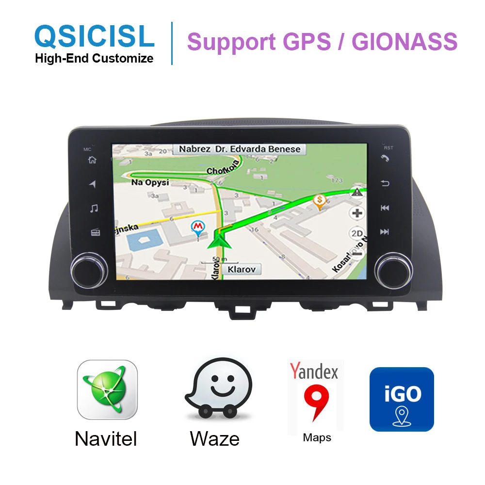 Excellent New Android 9.0 car radio multimedia player for Honda Accord 10 era 2018 IPS 9" 1 din car head unit dvd gps navigation stereo 3
