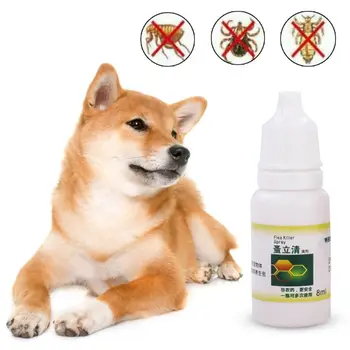 

8ml Pet Dog Cat Flea Tick Killer Anti-flea Insecticide Spray Lice Insect Remover D08F