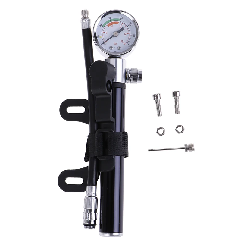 

For Xiaomi M365 Tire High Pressure Mini Pump With Gauge Hose Scooter Tire Hand Air Inflator 210 PSI Portable Pump