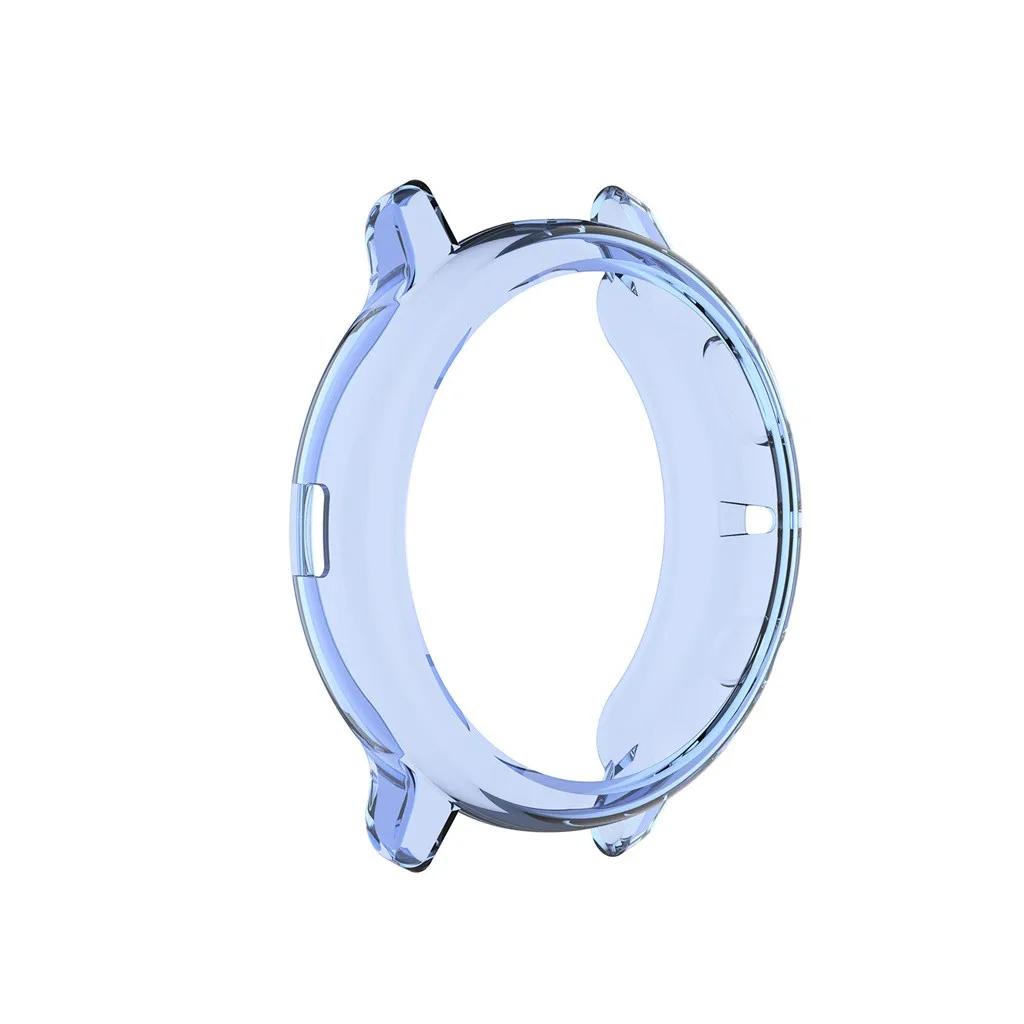 Ouhaobin мягкий TPU Crystal Смарт-часы Защитная крышка чехол для samsung активный 2 44 мм 40 мм защитный чехол умных часов чехол 101#2 - Цвет: BU
