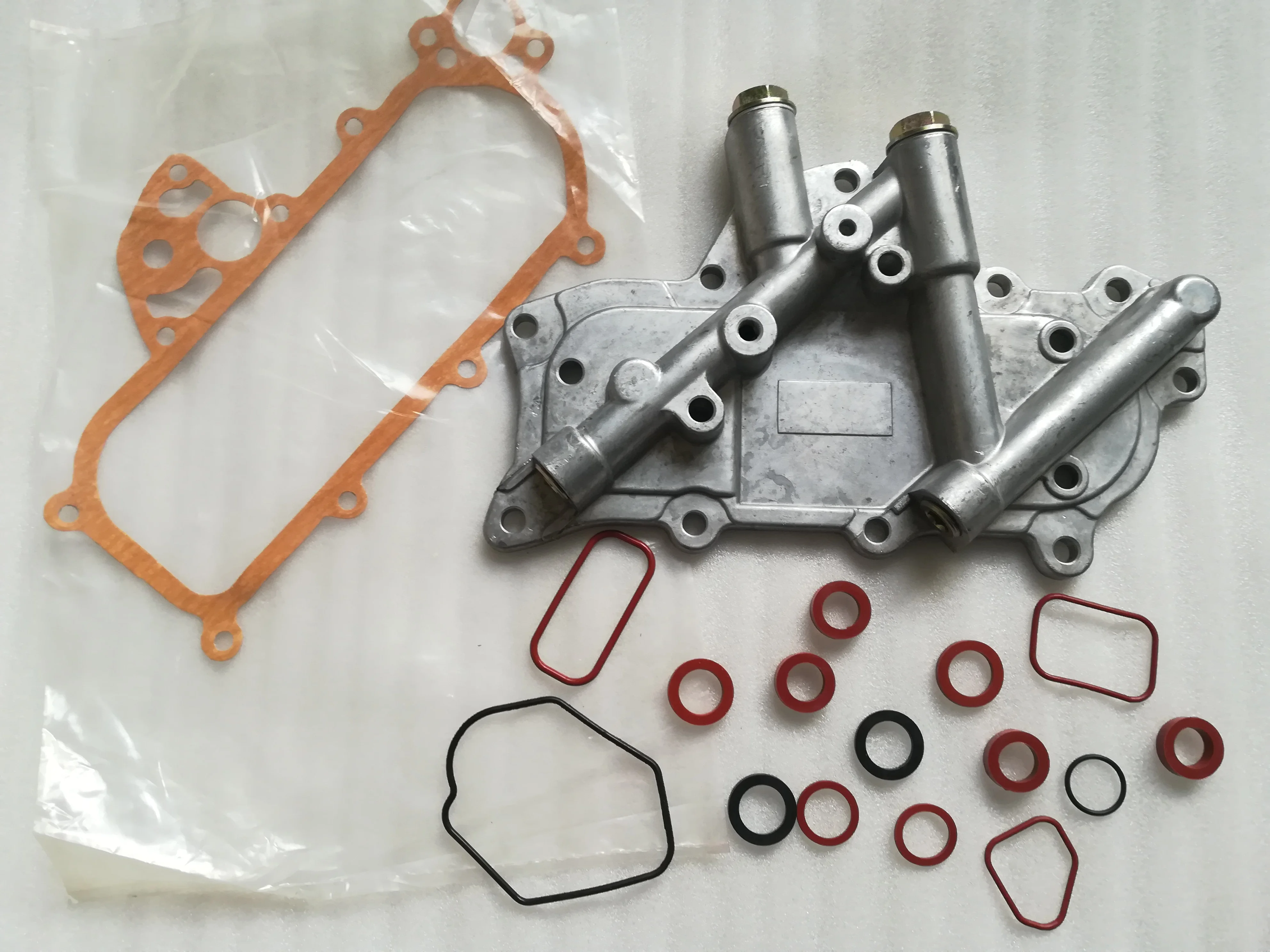 TD27TD25EngineOilCoolerCoverRadiatorSideCoverWithGasketFor