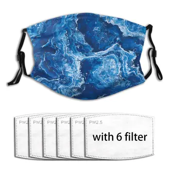 

Windproof Breathable Air Pollution Unisex Face Mask Blue Marble Protective Mask Anti Haze Dust Dustproof Mouth Mask