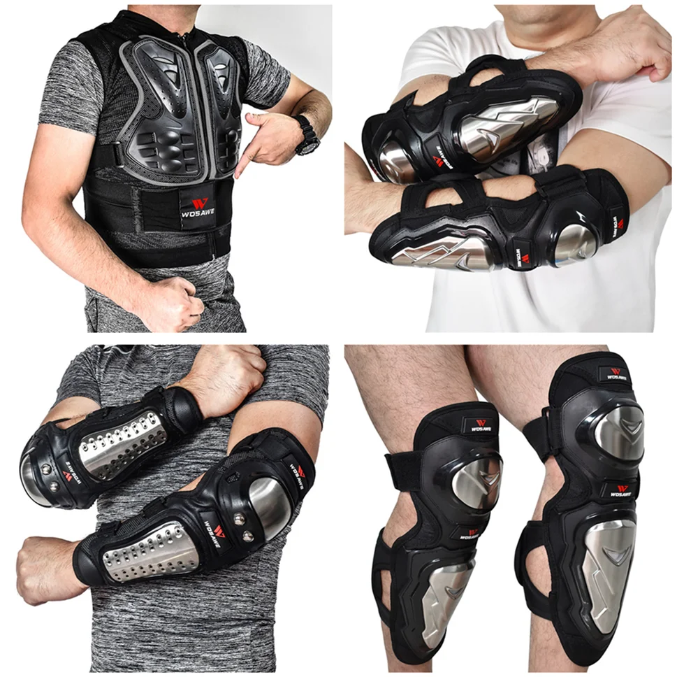  WOSAWE Sports Back Protection Jacket Body Support Cycling Motorcycle Motocross Guard Brace Protecti