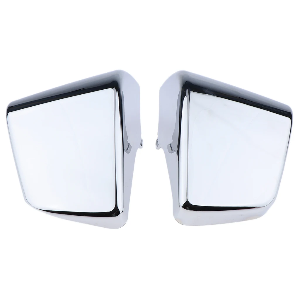 2 Pieces Left & Right Battery Side Fairing Cover For Honda Shadow ACE750 VT400 1997-03 Chrome