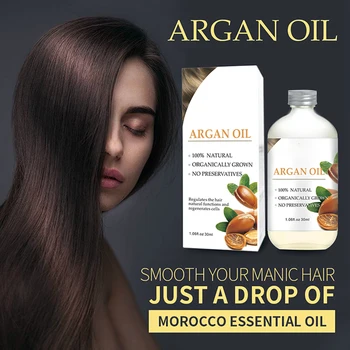 

30ml Washing Free Nut Hair Essence Oil Dry Damage Repair Dyeing Care Hair Treatment LDO99