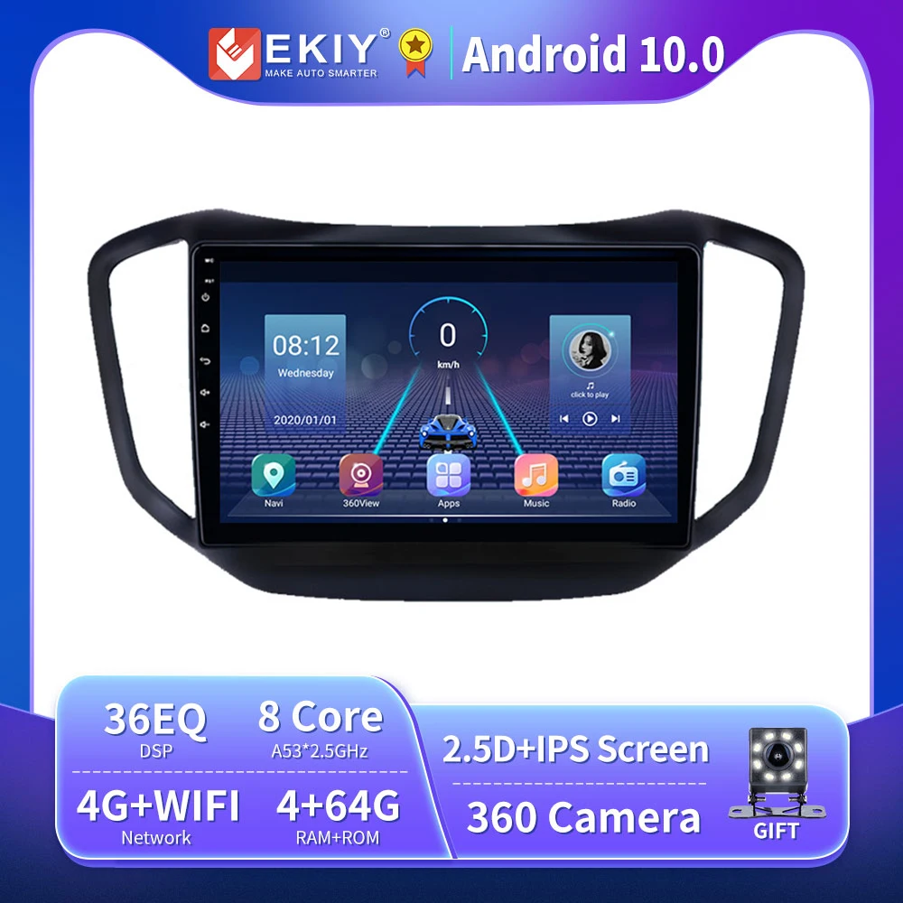 EKIY 10 1 &quotIPS HD сенсорный экран 8 ядер DVD Авто плеер для Chery Tiggo 5 2014 2015 2016 2017 GPS