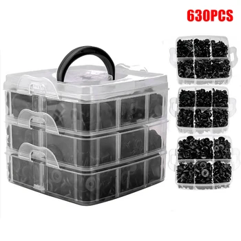 

Auto Fastener Clip Car Retainer Clips Push Type Door Trim Panel Bumper Rivet Retainer Push Engine Cover Clips Kit C