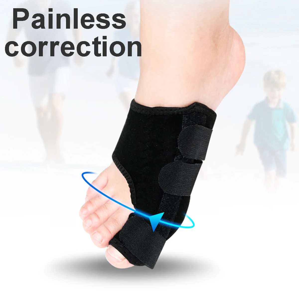 USA 2PCS Toe Separator Bunion Corrector Orthopedic Pedicure Tool Hallux Valgus Corrector Big Bone Thumb Adjuster Feet Care Tool USA 2PCS Toe Separator Bunion Corrector Orthopedic Pedicure Tool Hallux Valgus Corrector Big Bone Thumb Adjuster Feet Care Tool