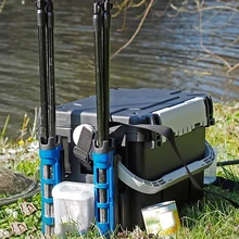 

4 Colors Rod Holder Raft Fishing Barrel Accessorie And Inserting Device Durable Box Fishing Adjustable Height Tackle Accessories