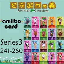 Animal Crossing Genuine data New Horizons Game Amiibo Card For NS Switch 3DS Game Set NFC Cards Series3 241-260 Matte material Animal Crossing Genuine data New Horizons Game Amiibo Card For NS Switch 3DS Game Set NFC Cards Series3 241-260 Matte material