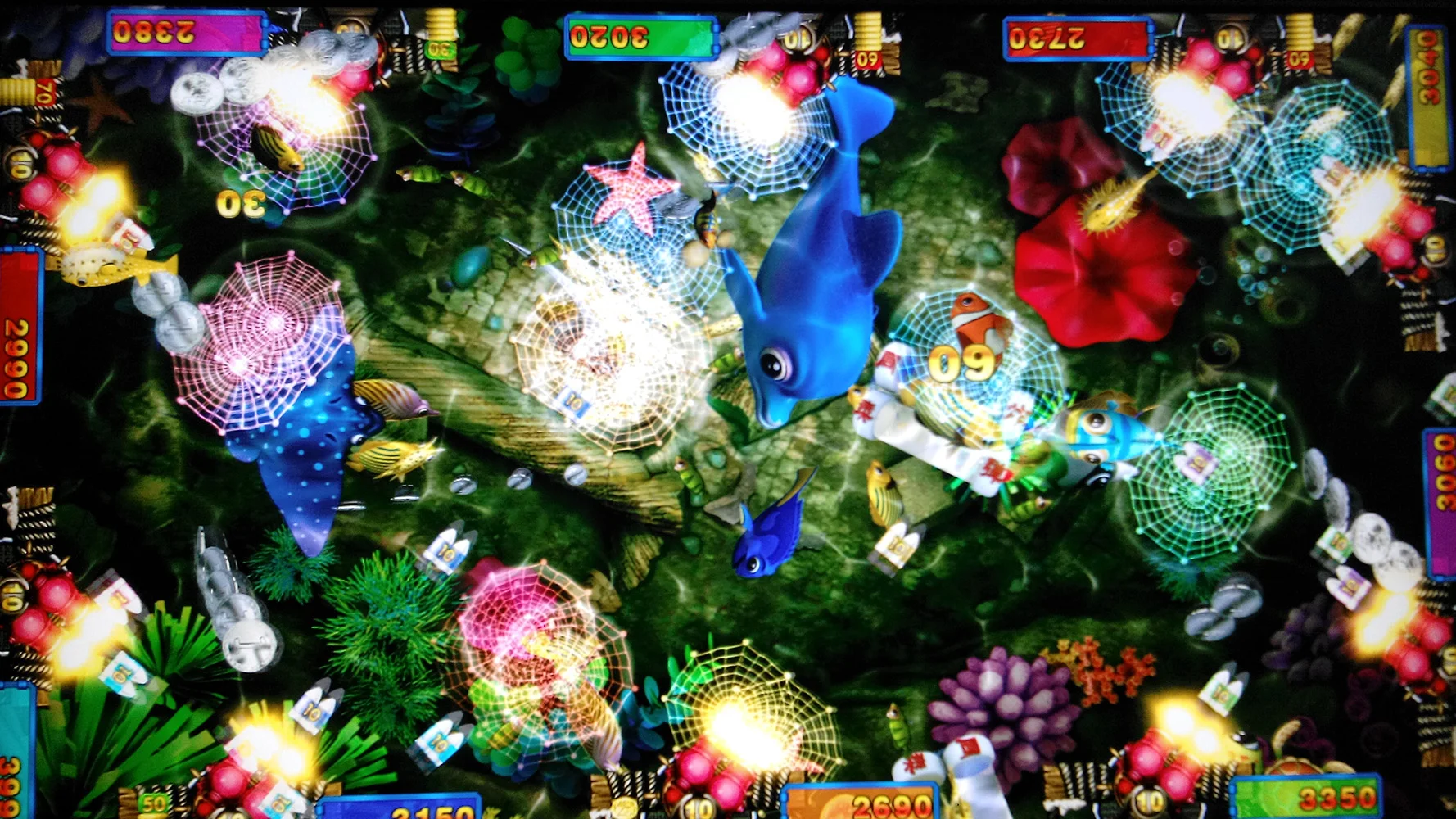 Arcade Shooting Game Machine Host Accessories for 6-10 Players Description Image.This Product Can Be Found With The Tag Names Board Game, Fish hunter game machine, Sports Entertainment