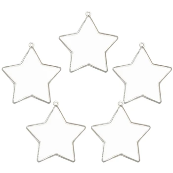 

Transparent Plastic Star Ball Flower Plant Container Family Wedding Party Christmas Hanging Candy Box Home Decoration-Dropship