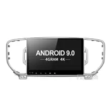 Android 9,0 автомобильный dvd-плеер для KIA sportage KX5 gps навигация 1 din стерео головное устройство PX6