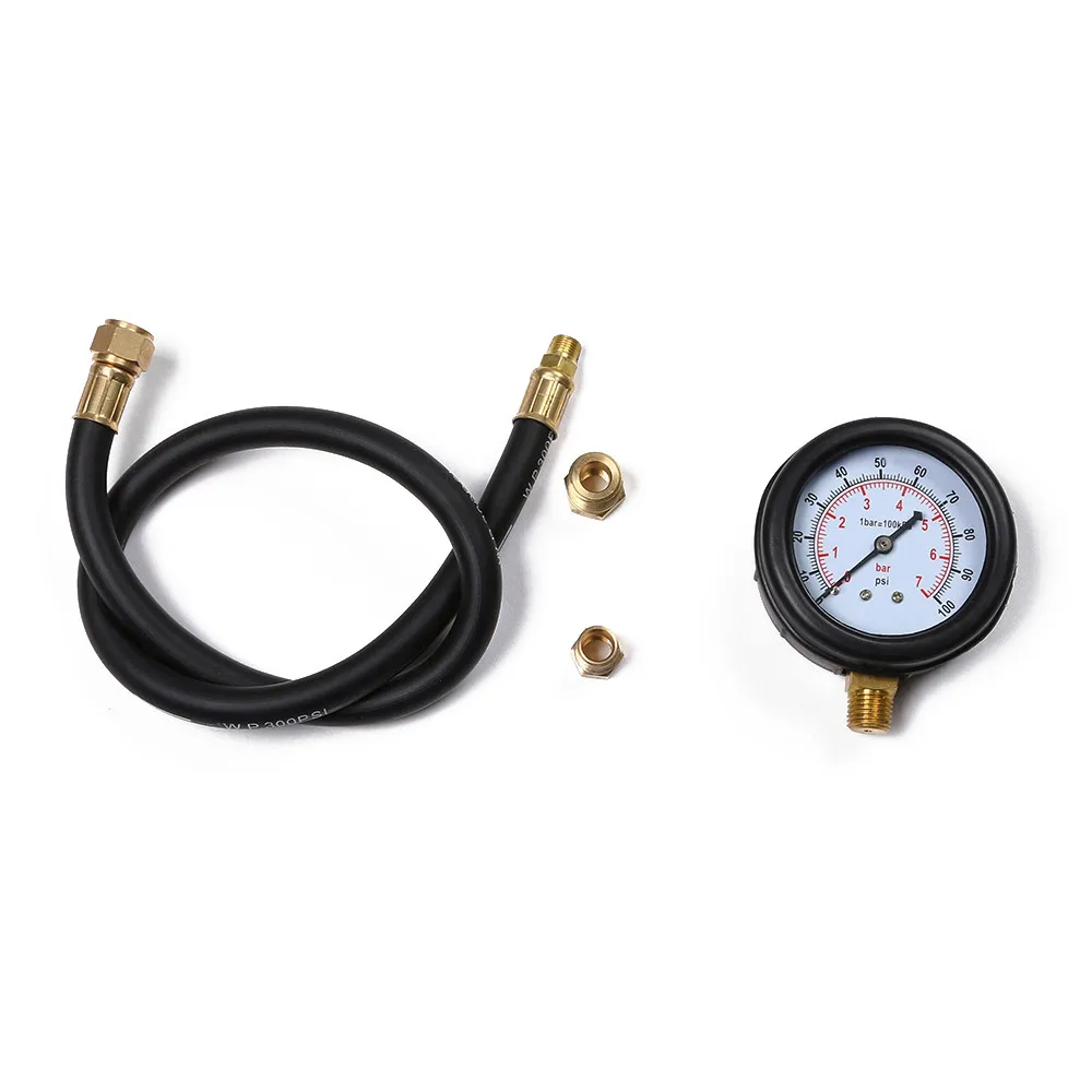 

Car-styling Oil Pressure Gauges Car Motor Multi-Function Gas Engine Compression Cylinder Durable Rubber Hose