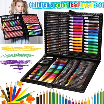 1 zestaw rysunek malarstwo sztuka zestaw pudełek kredki przenośne dla dzieci dzieci początkujący nk-shopping tanie i dobre opinie CN (pochodzenie) Other Crayons Water-color