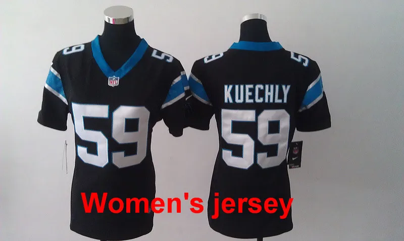 A+++ для женщин, для девушек, сшитые, Carolina s ladies 1 Cam Newton 59 Luke Kuechly, Вышивка логотипов, Размеры s-XXL, Джерси - Цвет: Фиолетовый
