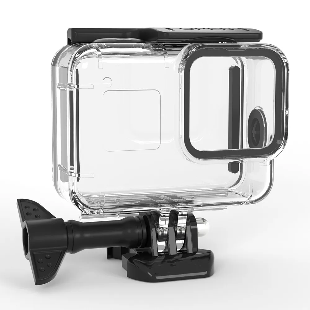 60 м подводный водонепроницаемый чехол для GoPro Hero 8 Защитный чехол Корпус черный объектив камеры 60 м Дайвинг аксессуары для плавания