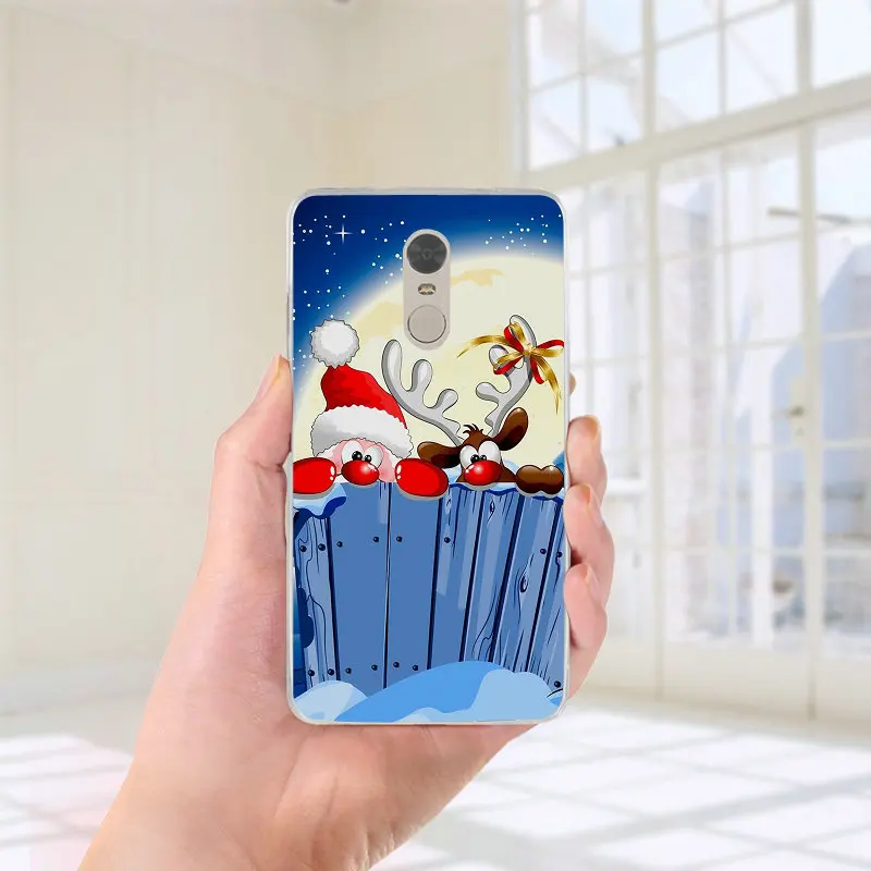 Мягкий ТПУ чехол для телефона с Новым Рождеством для Xiaomi Redmi Note 2 3 4 4X6 7 7A Y3 K20 Pro Plus Prime Coque Shell