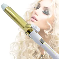 38 мм ЖК-дисплей бигуди щипцы для завивки волос керамическая глазурь груша цветок электрические волосы кудрявые волосы щипцы для завивки