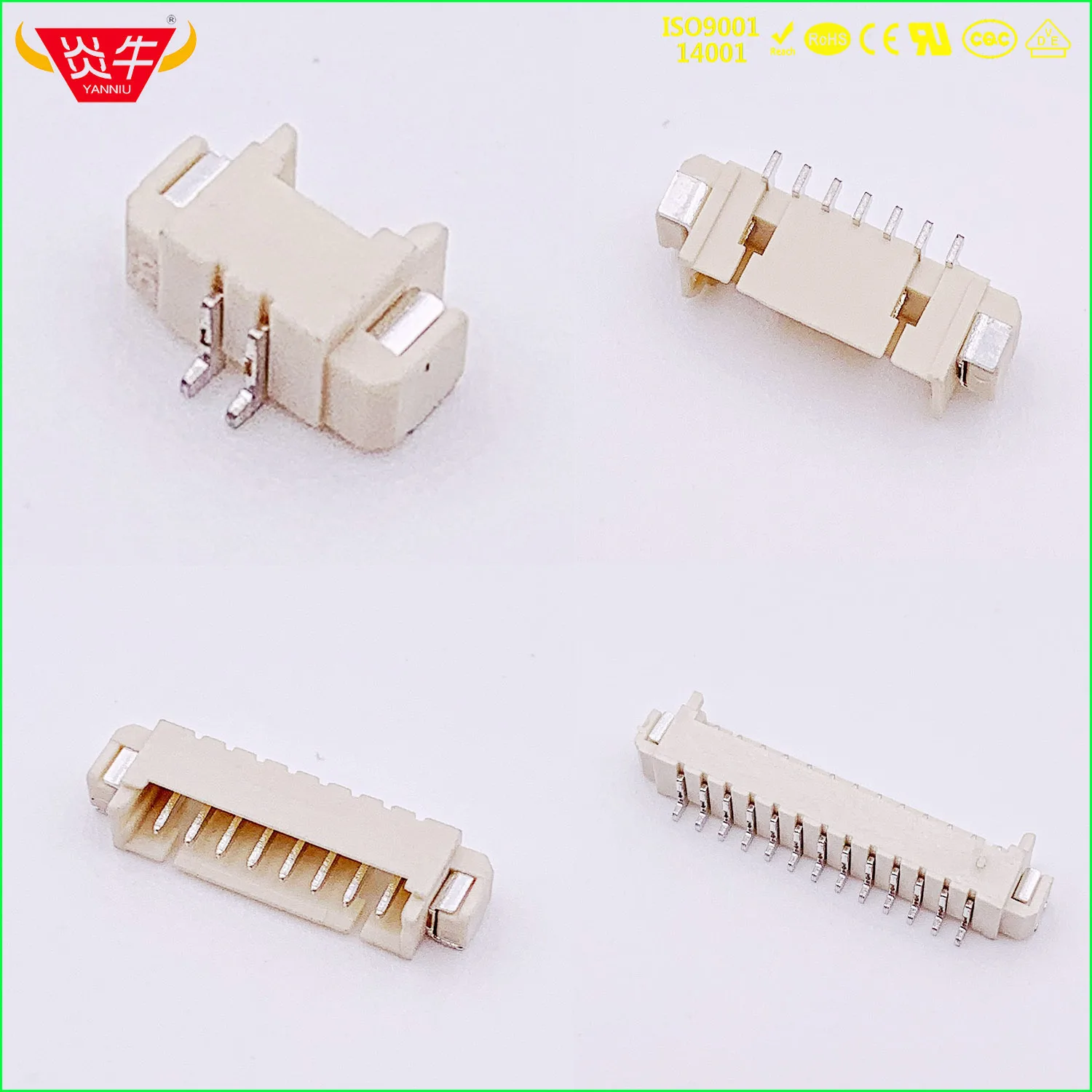 

1.25mm PITCH connector 2p ~ 16p SMT socket SMD Horizontal Type Straight Male 1.25AWB