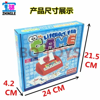 

English card letter machine children's puzzle early education see map spell English word game