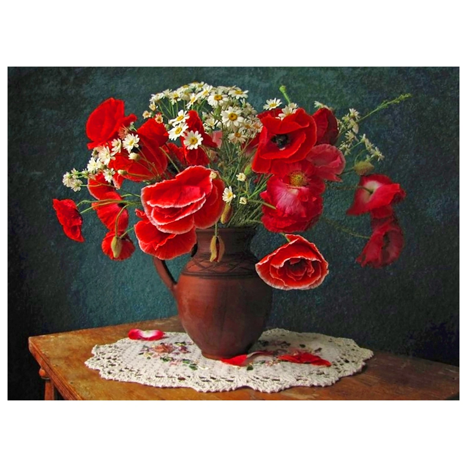 DIY Beaded Embroidery Kits Red Poppies High Max 80% OFF Beadwork Bea Quality Purchase