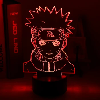 

Japanese Anime 3d Night Lamp Naruto Figure Atmosphere for Kids Child Bedroom Decor Color Changing Touch Sensor Led Night Light