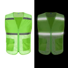 

Men/Women Night Reflective Riding Vest Coat Sports Loose Plus Size Safe Waterproof Cycle Clothing Bike Cycling Jackets Hooded
