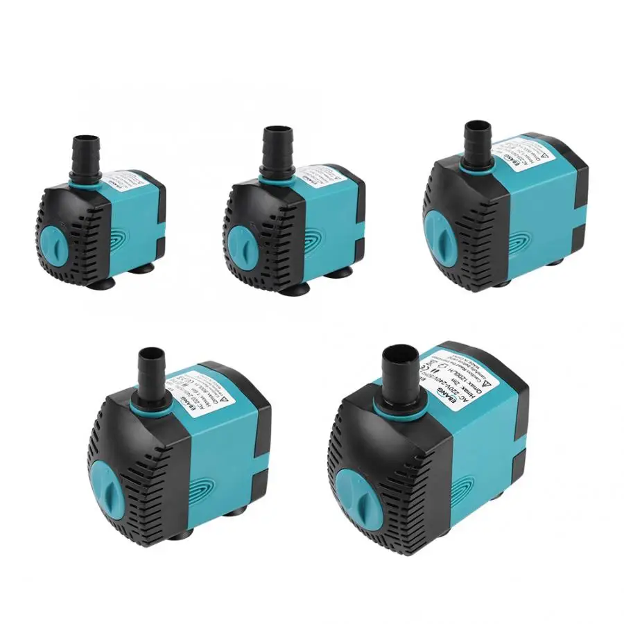 Ultra-Quiet Submersible Water Pump Fish Pond Aquarium Tank Fountain Adjustable Diving |