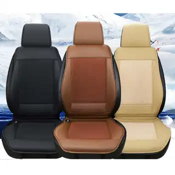 

4 Built-in Fan 3D 12V Cooling Car Seat Cushion Cover Air Ventilated Fan Conditioned Cooler Pad 3 Speeds Car Seat Cushion Cover