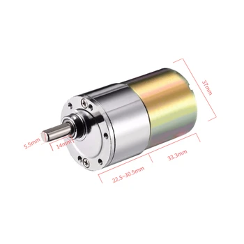 

CHANCS ZGB37RG 6V/12V/24V Electric Geared Motor High Torque With Eccentric Output Shaft Reversible