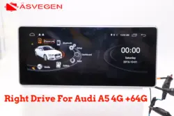 10,25 "Android 8,1 Автомобильный gps; Мультимедийный проигрыватель для Audi A5 правая ведущая сенсорная мультимедийная стерео радио BT Ram 4G + 64G gps