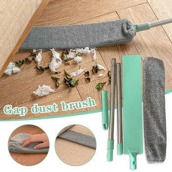 

Bedside Dust Brush Long Handle Mop Reusable Microfibre Duster Sweeping Brush DAG-ship