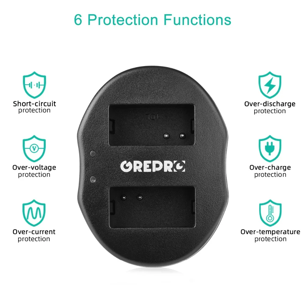 GREPRO NB-10L NB 10L NB10L аккумуляторные батареи для камеры двойное зарядное устройство с usb-кабелем для Canon G1X G15 G16 SX40 SX50 G3 X SX60