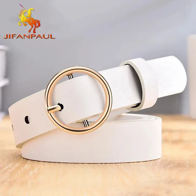 JIFANPAUL Dressing Ladies Leather Professional Dress Belt: A Fashionable and Versatile Accessory