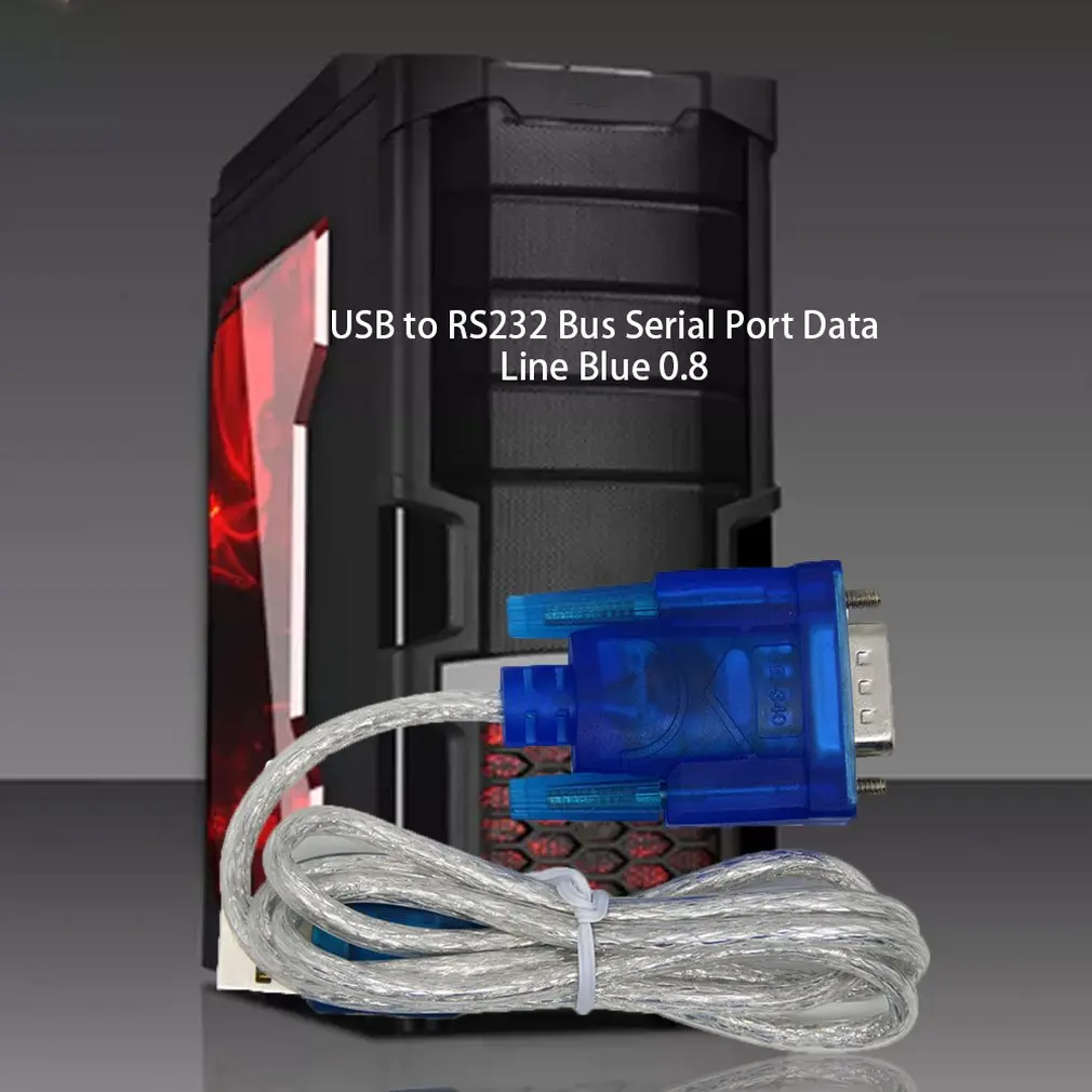 

Durable Use USB to RS232 Male serial line USB2.0 9-pin serial cable com port USB TO DB9 converter rs232 cable