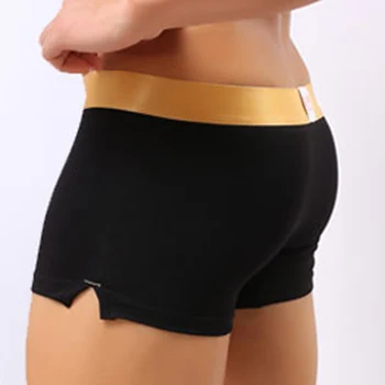 

Men's Sexy Boxer Briefs Sport Shorts Seamless Bulge Pouch Underpants Underwear