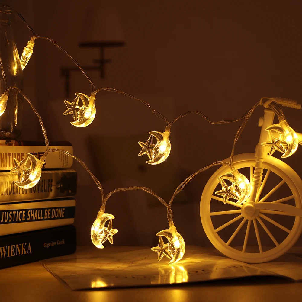 

Fairy Garland LED Star String Lights Christmas Lamp Holiday Party Wedding Decorative Lights Window Curtain Lights Led Favor