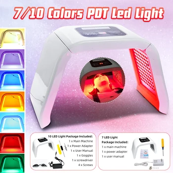 

New LED Light Photodynamic Facial Skin Care Body Relaxation Therapy Device Multifunctional Beauty Instrument Home Use