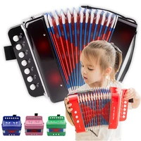 Kids Accordion Musical Toy Mini Accordion Musical Instrument Toddlers Beginners Teaching Gift Early Eduction Toy For Girls Boys 1
