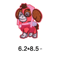 Милый мультфильм Вышивка Патчи собака патруль аппликация для детей одежда