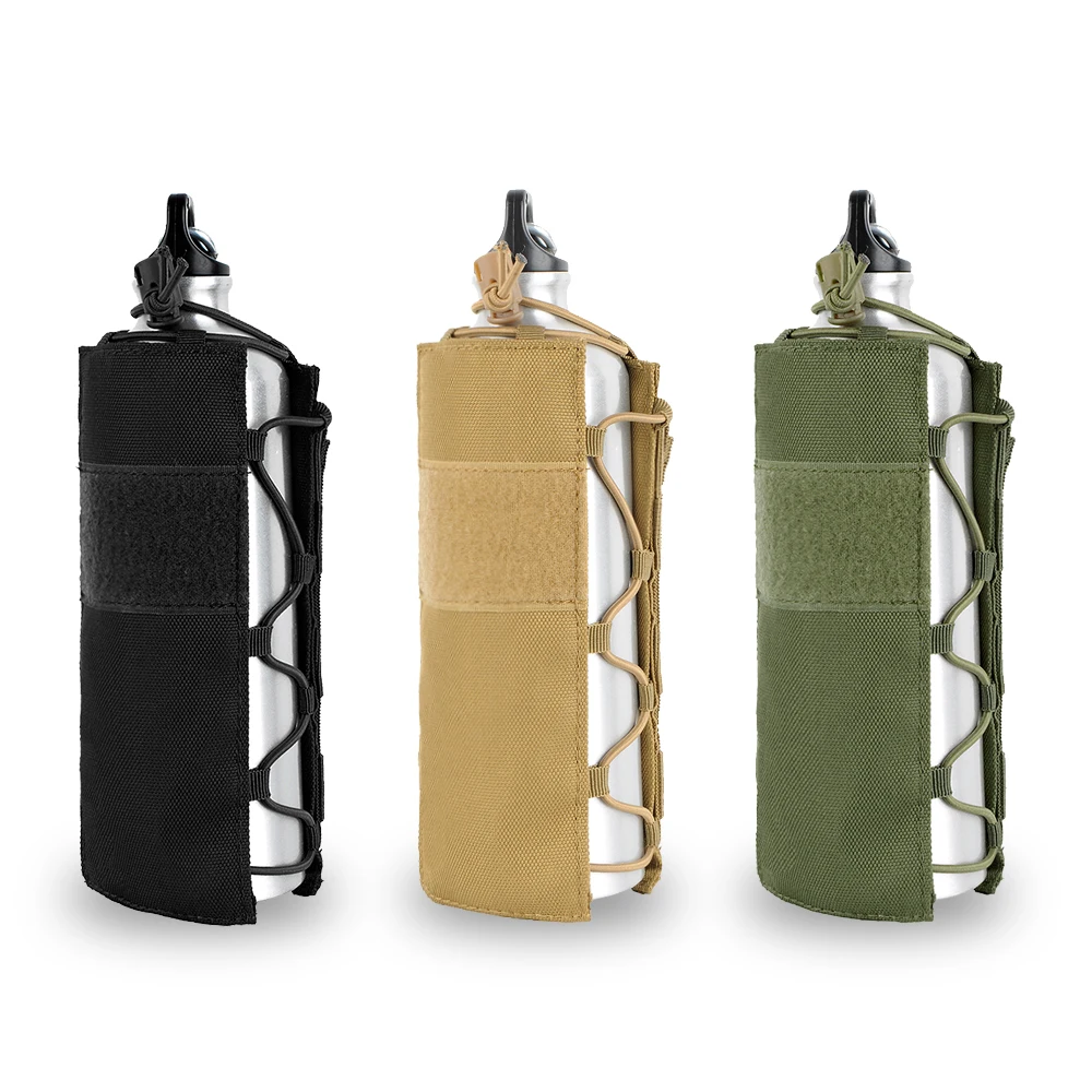 Тактический Molle Мешок Бутылки Воды 1050D нейлон военный чехол для фляги кобура Открытый путешествия чайник сумка 0.5L-2L