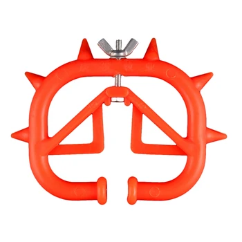 

20pcs Plastic Calf Weaner Milk Sucking Preventer Plastic Calf Nose Ring Red