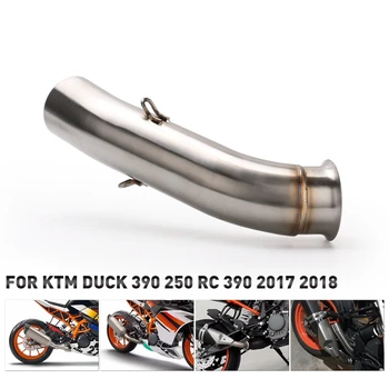 

For KTM DUKE 390 250 125 DUKE390 RC390 motorcycle intermediate exhaust pipe connecting pipe fittings 2017 2018