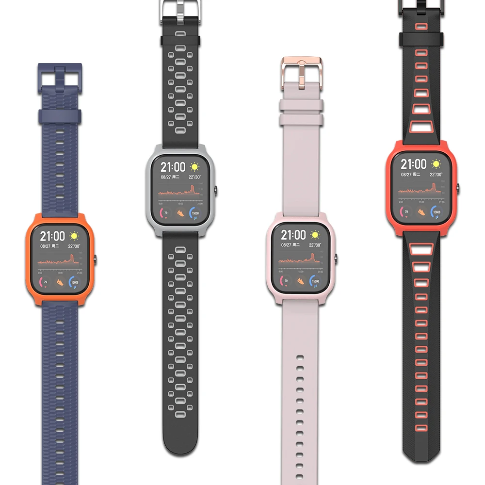 Wrists защитный чехол для Huami Amazfit GTS силиконовый материал анти-падение и анти-трение для GTS Модный чехол