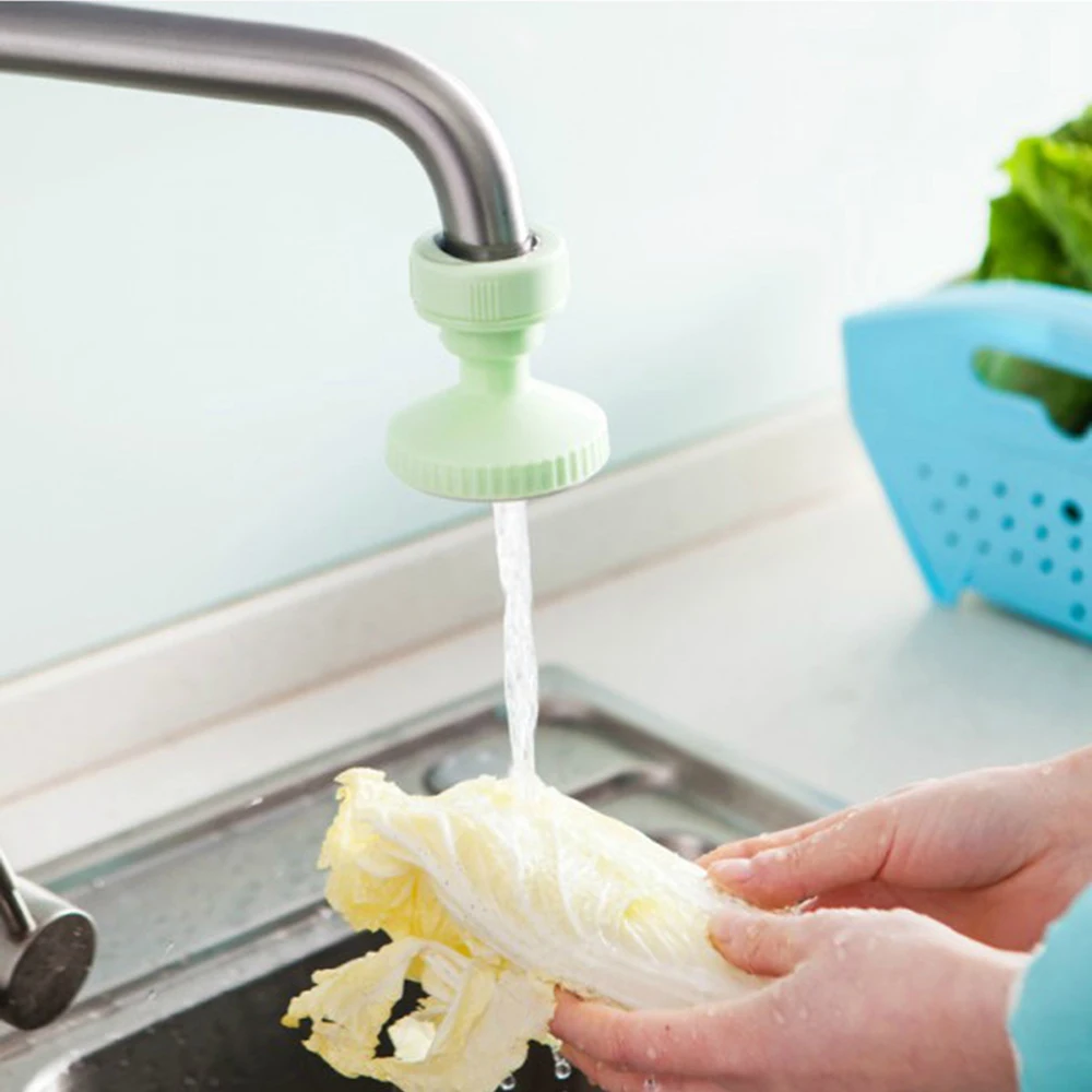 2 шт. Регулируемый Кухонный водопроводный фильтр Защита от брызг на кране-стойкий спрей водосберегающее устройство душ