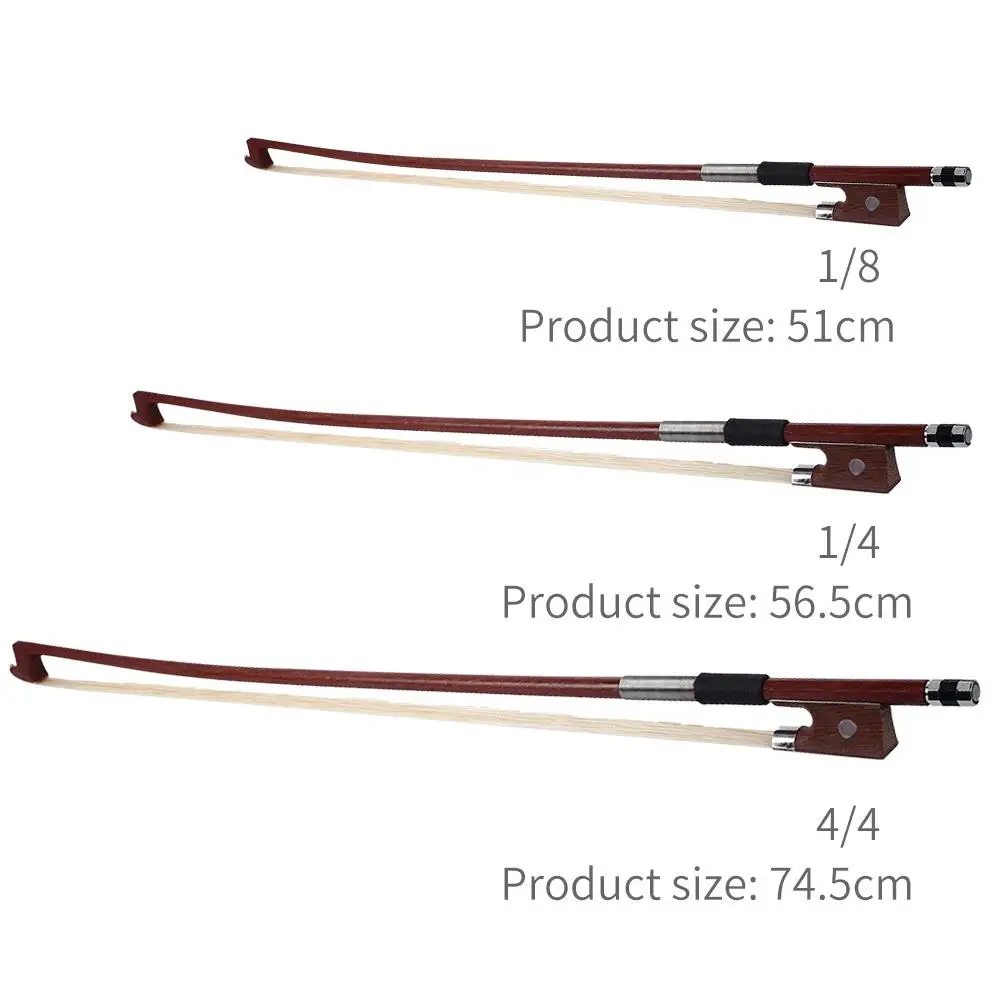 Практика лук восьмиугольная Bow1/4 1/8 скрипка практика лук Прочный Музыкальные инструменты скрипки лук аксессуары для скрипки